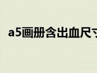 a5画册含出血尺寸（出血尺寸是什么意思）