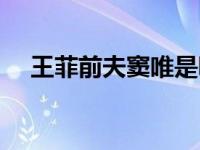 王菲前夫窦唯是哪里人（王菲前夫窦唯）