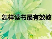 怎样读书最有效教学教案（怎样读书最有效）