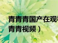 青青青国产在观看视频18亚瑟影院（奇米青青青视频）