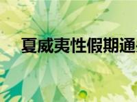 夏威夷性假期通关过程（夏威夷性假期）