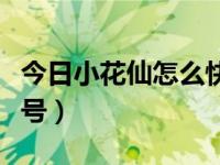 今日小花仙怎么快速升到十级（小花仙怎么盗号）