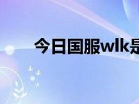 今日国服wlk是什么意思（国服wlk）