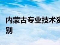 内蒙古专业技术资格认定委员会是什么单位级别