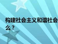 构建社会主义和谐社会应该遵循的指导思想和基本原则是什么？