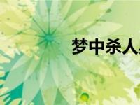 梦中杀人典故（梦中杀人）