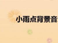 小雨点背景音乐（起小点背景音乐）