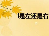 l是左还是右汽车（l是左还是右）