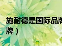 施耐德是国际品牌吗（施耐德是哪个国家的品牌）