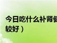 今日吃什么补肾健脾最快最好（吃什么补肾比较好）