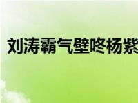 刘涛霸气壁咚杨紫 玩“断背”撩妹一脸深情
