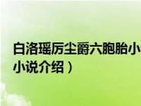白洛瑶厉尘爵六胞胎小说叫什么名字（白洛瑶厉尘爵六胞胎小说介绍）