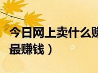 今日网上卖什么赚钱最快（现在在网上卖什么最赚钱）