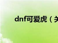 dnf可爱虎（关于dnf可爱虎的介绍）