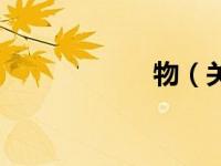 物（关于物的介绍）