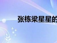 张栋梁星星的约定路透是怎么回事