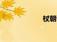 杖朝读音（杖朝）