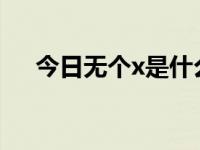 今日无个x是什么谐音梗（无个性战队）