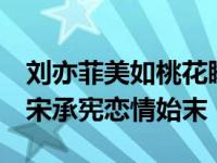 刘亦菲美如桃花睡相呆萌可爱  揭秘刘亦菲与宋承宪恋情始末