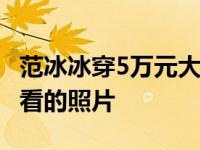 范冰冰穿5万元大衣去机场 最想删除不让李晨看的照片