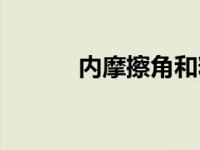 内摩擦角和粘聚力（内摩擦角）