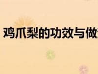 鸡爪梨的功效与做法（鸡爪梨的功效与作用）