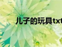 儿子的玩具txt电子书（儿子的玩具）
