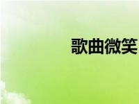 歌曲微笑（歌曲微微串词）