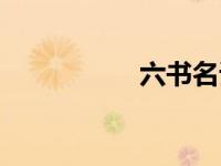 六书名词解释（六书）