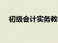 初级会计实务教材（初级会计学习教材）