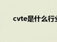 cvte是什么行业（CVTE是什么公司）