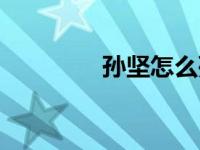 孙坚怎么死的（孙坚简介）