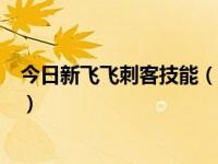 今日新飞飞刺客技能（新飞飞刺客怎么加点, 包括刺客宠物、）