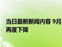 当日最新新闻内容 9月5日起一张机票便宜20元 燃油附加费再度下降