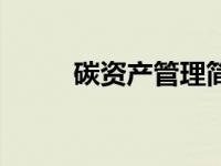 碳资产管理简介（资产管理简介）