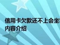 信用卡欠款还不上会坐牢吗 法律是这样规定的具体情况详细内容介绍