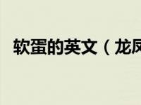 软蛋的英文（龙凤邪宝之亲爹是软蛋简介）