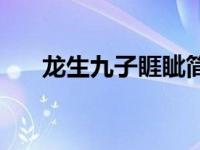 龙生九子睚眦简介（龙生02063简介）
