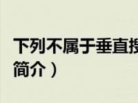 下列不属于垂直搜索引擎的有（垂直搜索引擎简介）