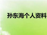 孙东海个人资料简介（乔文贝迪奇简介）