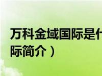 万科金域国际是什么价格、地址（万科金域国际简介）