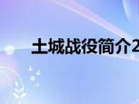 土城战役简介200字（土城战役简介）