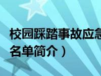 校园踩踏事故应急预案（上海踩踏事故遇难者名单简介）