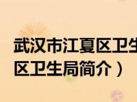 武汉市江夏区卫生学校是3+2吗（武汉市江夏区卫生局简介）