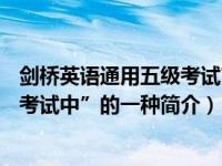 剑桥英语通用五级考试官网（pet-剑桥大学“英语通用五级考试中”的一种简介）