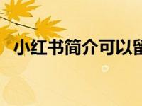 小红书简介可以留电话吗（搞趣电话简介）