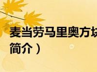 麦当劳马里奥方块玩具怎么拼（麦当劳马里加简介）