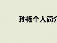 孙杨个人简介（把我当什么简介）