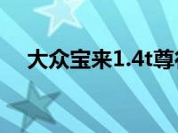 大众宝来1.4t尊行版（新宝来1.4T简介）