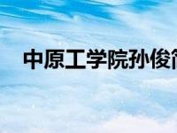中原工学院孙俊简介（孙俊-艺术家简介）